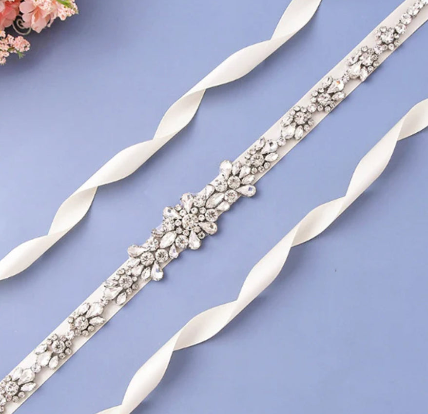 Delicate Rhinestones in Floral Arrangement