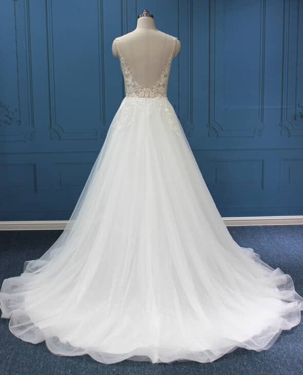 Lace Detailing Sheer Bodice