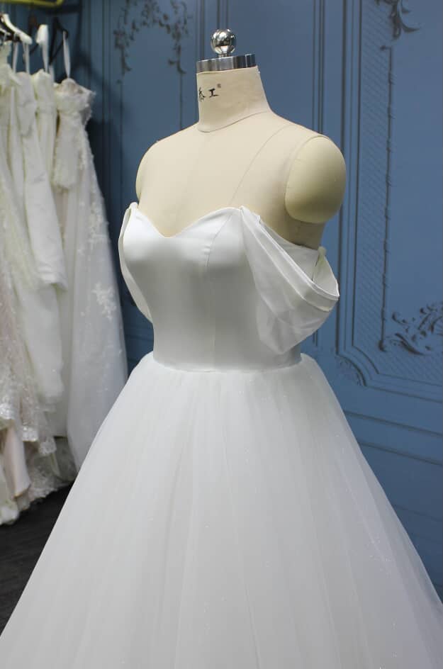 Satin Bodice, Glitter Tulle Skirt