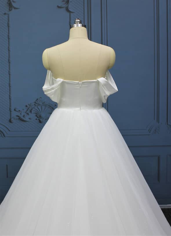 Satin Bodice, Glitter Tulle Skirt
