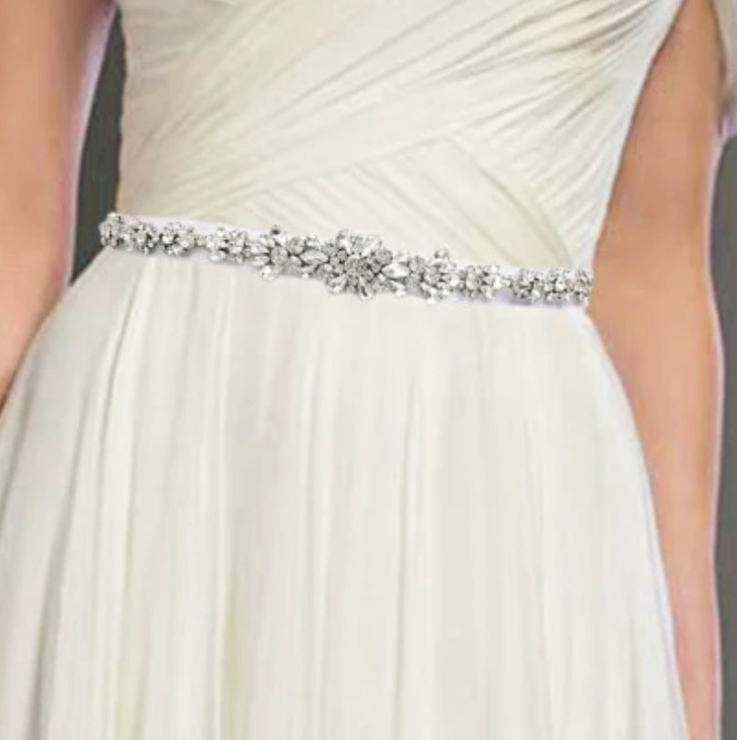 Delicate Rhinestones in Floral Arrangement