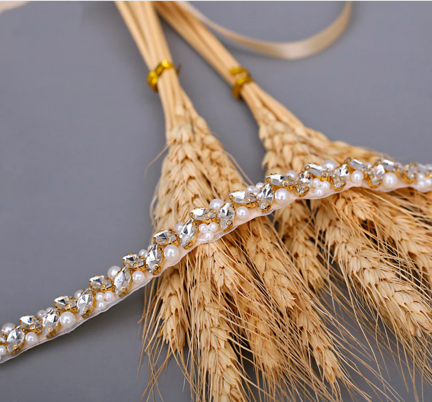 Linear Rhinestone Belt