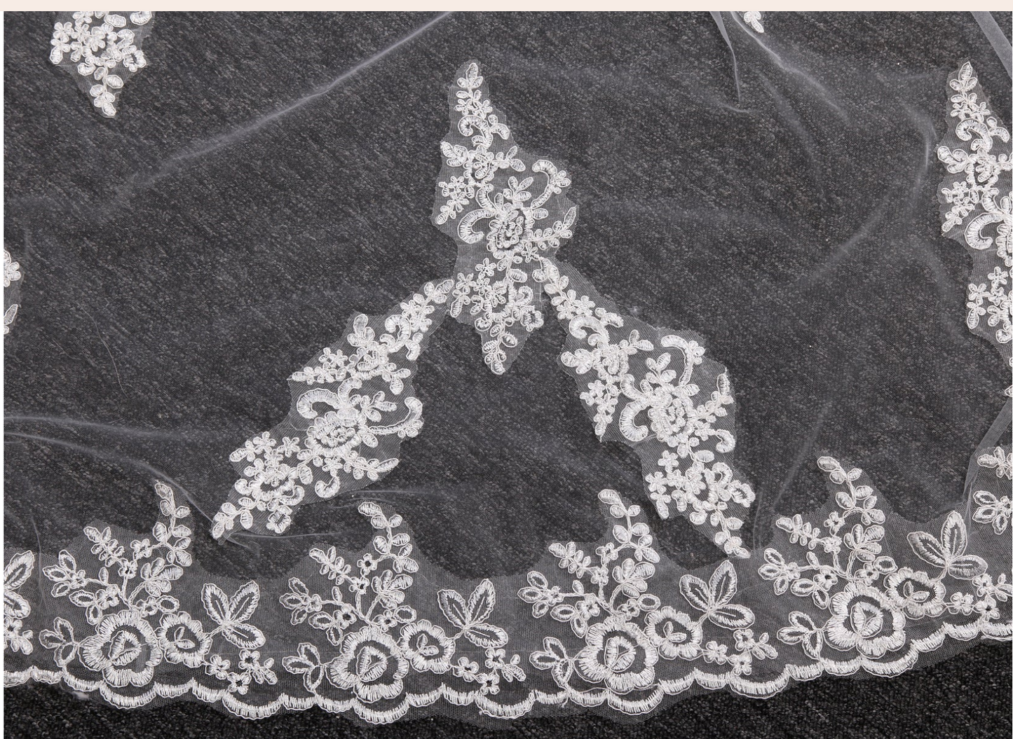 300cm Cathedral Lace Applique Veil