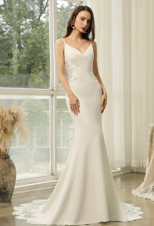 Layla 2005 | Ethereal Lace Fit and Flare Wedding Dress 