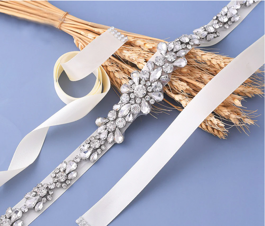 Delicate Rhinestones in Floral Arrangement