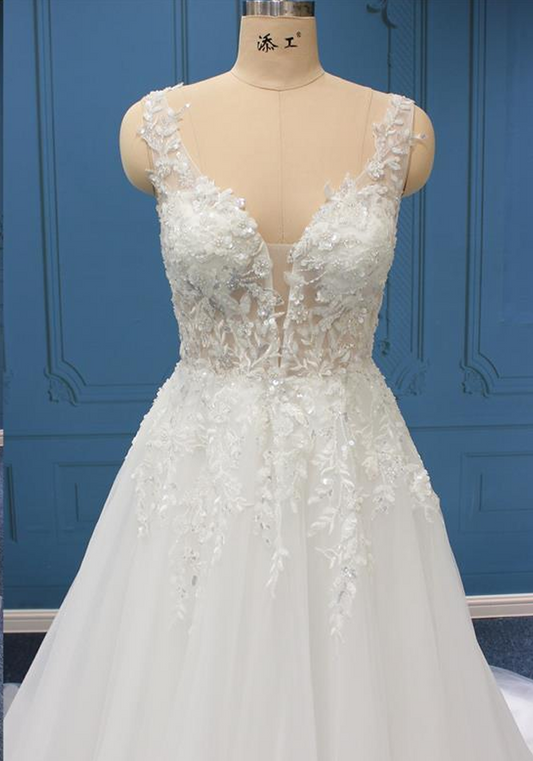 Beaded Lace A-Line